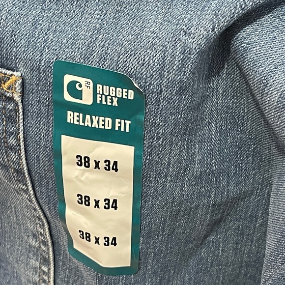 Carhartt Men's Rugged Flex Relaxed Fit Utility Jean BD2808-M 38X34 - Picture 5 of 11